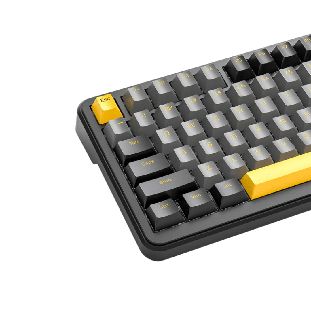 RGB Mechanical Feel Gaming Keyboard 87 Keys – Compact LED Backlit Keyboard for PC & Laptop