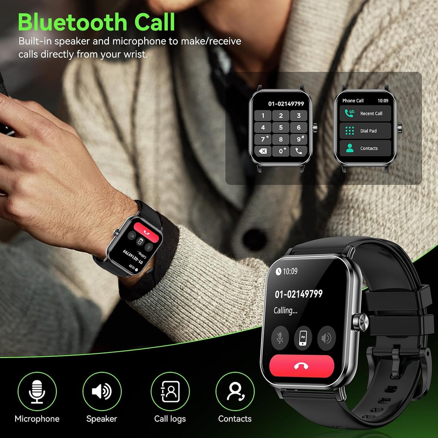 T900 Ultra Smart Watch – Bluetooth Calling & Fitness Tracker