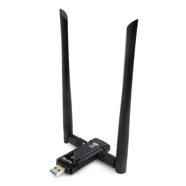 W136 USB WiFi Adapter 300Mbps Dual Antenna – Wireless Network Dongle for PC & Laptop