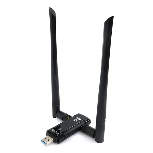 W136 USB WiFi Adapter 300Mbps Dual Antenna – Wireless Network Dongle for PC & Laptop