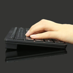 Ultra Slim Wired USB Keyboard – Compact Mini Keyboard for PC, Laptop & Desktop