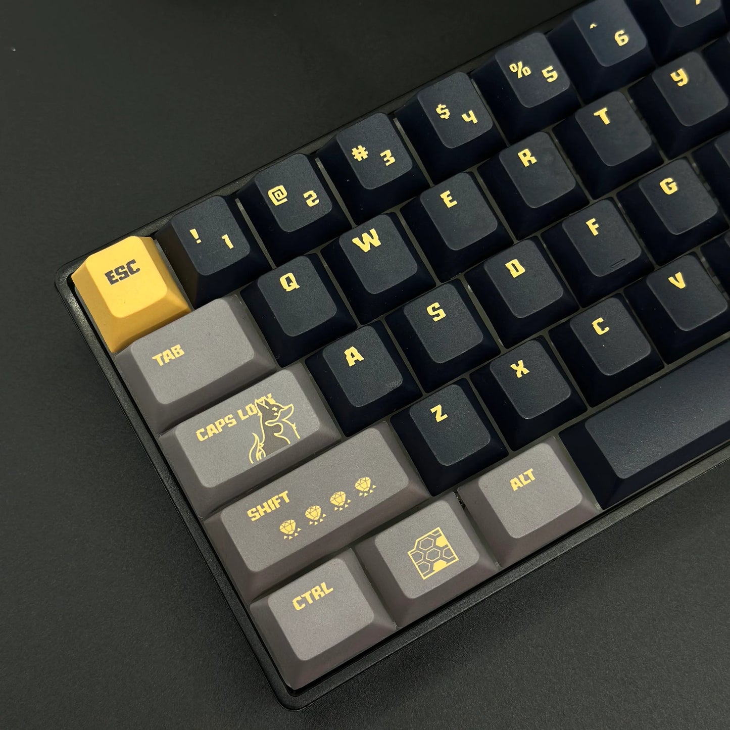 RGB Mechanical Feel Gaming Keyboard 87 Keys – Compact LED Backlit Keyboard for PC & Laptop