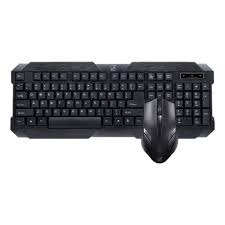 Wired Keyboard & Mouse Combo USB Set for PC & Laptop – Full Size Keyboard with Ergonomic Mouse