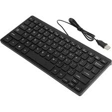 Ultra Slim Wired USB Keyboard – Compact Mini Keyboard for PC, Laptop & Desktop