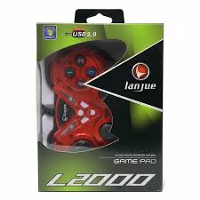 L2000 Wired Gaming Controller USB Gamepad for PC & Laptop – Ergonomic Design, Responsive Buttons