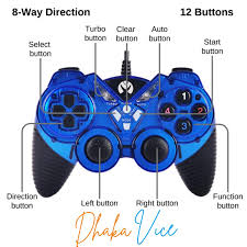 L2000 Wired Gaming Controller USB Gamepad for PC & Laptop – Ergonomic Design, Responsive Buttons
